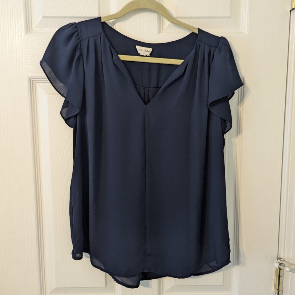 Sheer blouse